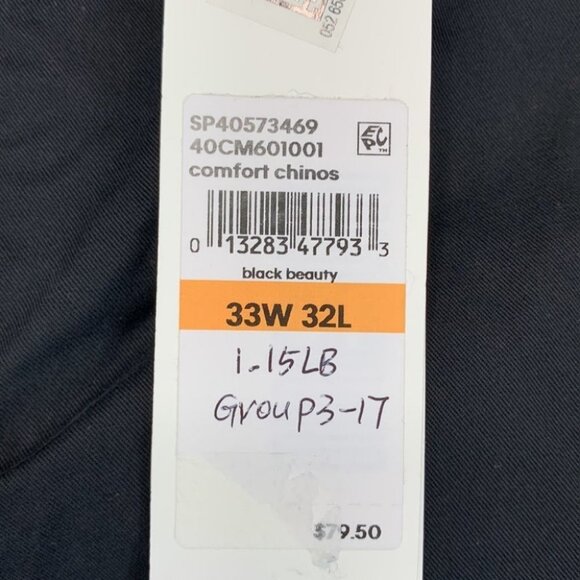 Calvin Klein Mens Straight-Fit Stretch Chino Pants 33x32 - Picture 3 of 11